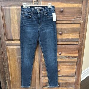 Joe's High Rise Skinny Ankle Jean in Dark Indigo